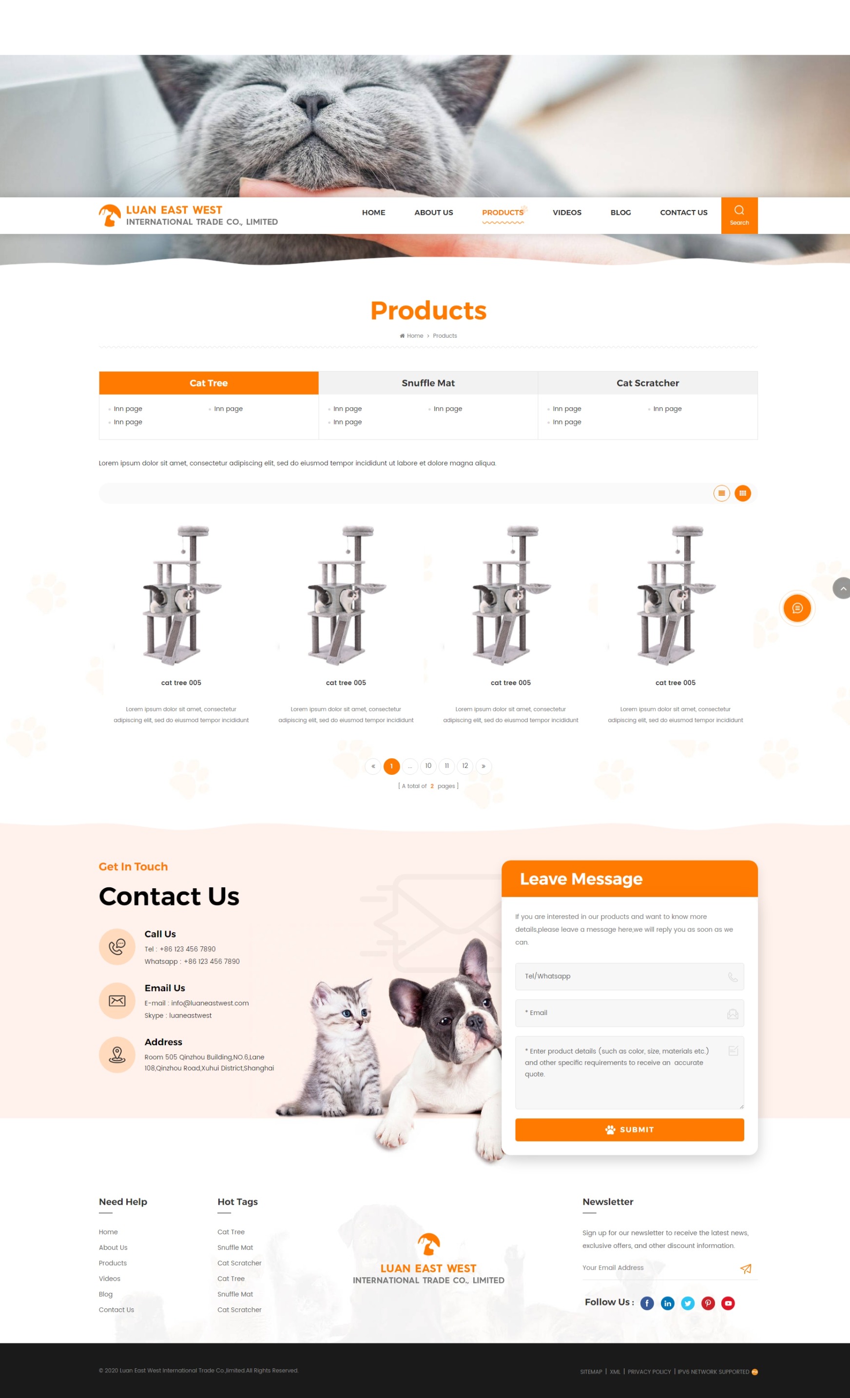 一排四个产品（上图下文+无边框）—侧边栏无